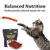 New Cat Snacks Beef Jerky 100g Taurine Omega Balanced Nutrition Delicious Healthy Kittens Sharpening Teeth Beef Strips Pet Food