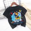White Tshirts for Boys Anime Cartoon Cute Birthday Clothing Children Summer Fashion Short Sleeved Shirt Kids Clothes