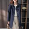 Women's Long Windbreaker Spring and Autumn New Fashionable Temperament Top Coat