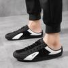 Spring men's shoes versatile casual shoes lazy one pedal half drag board shoes Doudou shoes men breathable and comfortable