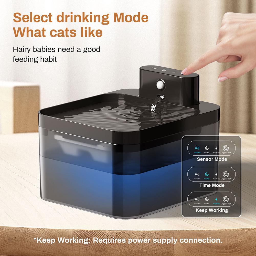 Cross 3.2L USB Smart Stainless Steel Pet Drinking Fountain for Cats and Dogs
