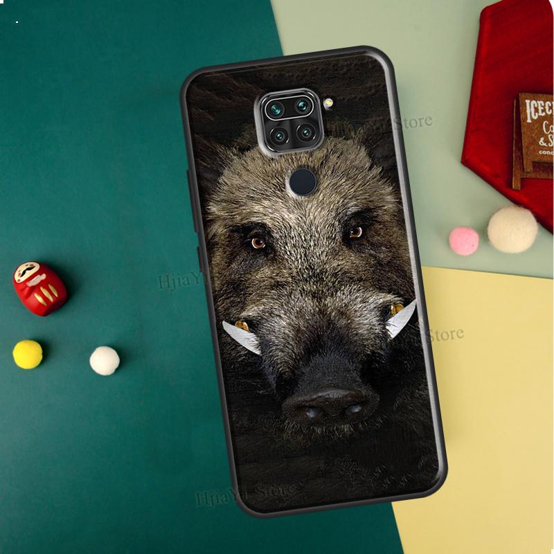 Wild Boar Case For Xiaomi Redmi 10 9 9A 9C 9T Cover For Redmi Note 11 10 7 8 9 Pro 9S 11S 10S Coque