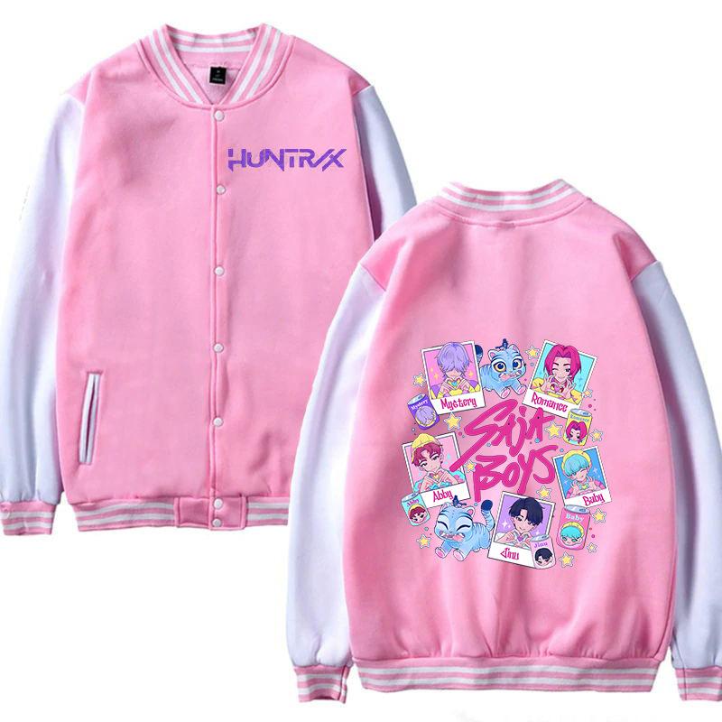 European and American trend witch hunting group Korean version casual hoodie women's plus size baseball jacket autumn and winter coat 5991