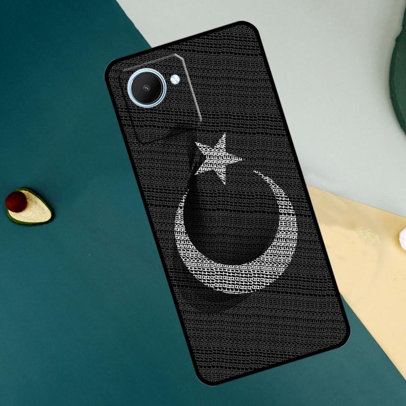 Republic of Turkey Realistic Flag For Realme C67 C53 C55 C75 C71 C61 C33 C63 C51 C65 11 12 13 14 15 Pro Plus GT6 GT7 Pro Case