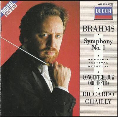 CD JOHANNES BRAHMS, CONCERTGEBOUWORKES - Symphony No. 1 ? Academic Festival  4212952 Decca 1988 Europe Classical Used