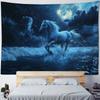 Dreamy Unicorn Tapestry Wall Hanging Hippie Home Bedroom Party Background Poster Cartoon Horse Dormitory Hanging Cloth Blanket
