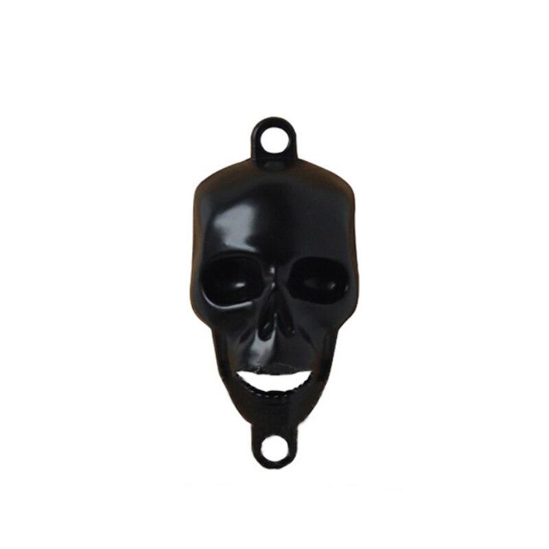 

1Pcs Wall Bottle Opener Metal Skull Shaped Beer Opener Wall Mounted Bottle Opener Kitchen Tools Fashion Home Bar Wall Decorative чорний