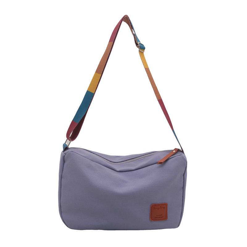 

2025 Stylish Women s Retro Tote Bag – Large Capacity, Single Shoulder & Crossbody Design One Size фіолетовий
