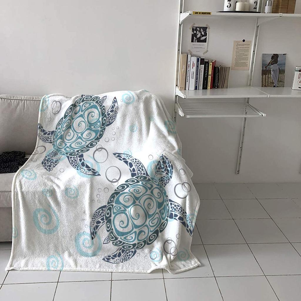 Flanell-Fleece-Überwurfdecke für Sofa, Couch, Bett, niedlicher Cartoon-Igel, weiche, kuschelige, leichte Decke für Erwachsene/Kinder 39x49 Zoll