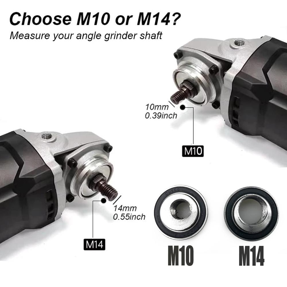 M10 M14 Angle Grinder Adapter Conversion Universal Head Adapter Angle Grinder Polisher Tool for Rough Grinding and Shaping
