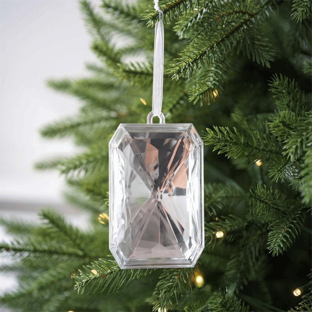 Multicolor Christmas Tree Pendant Color Glitter Christmas Hanging Decoration Festival