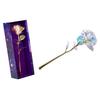 Hot\! 24K Foil Plated Gold Rose Flowers Box Wedding Decor Valentines Day Creative Gift Golden Rose