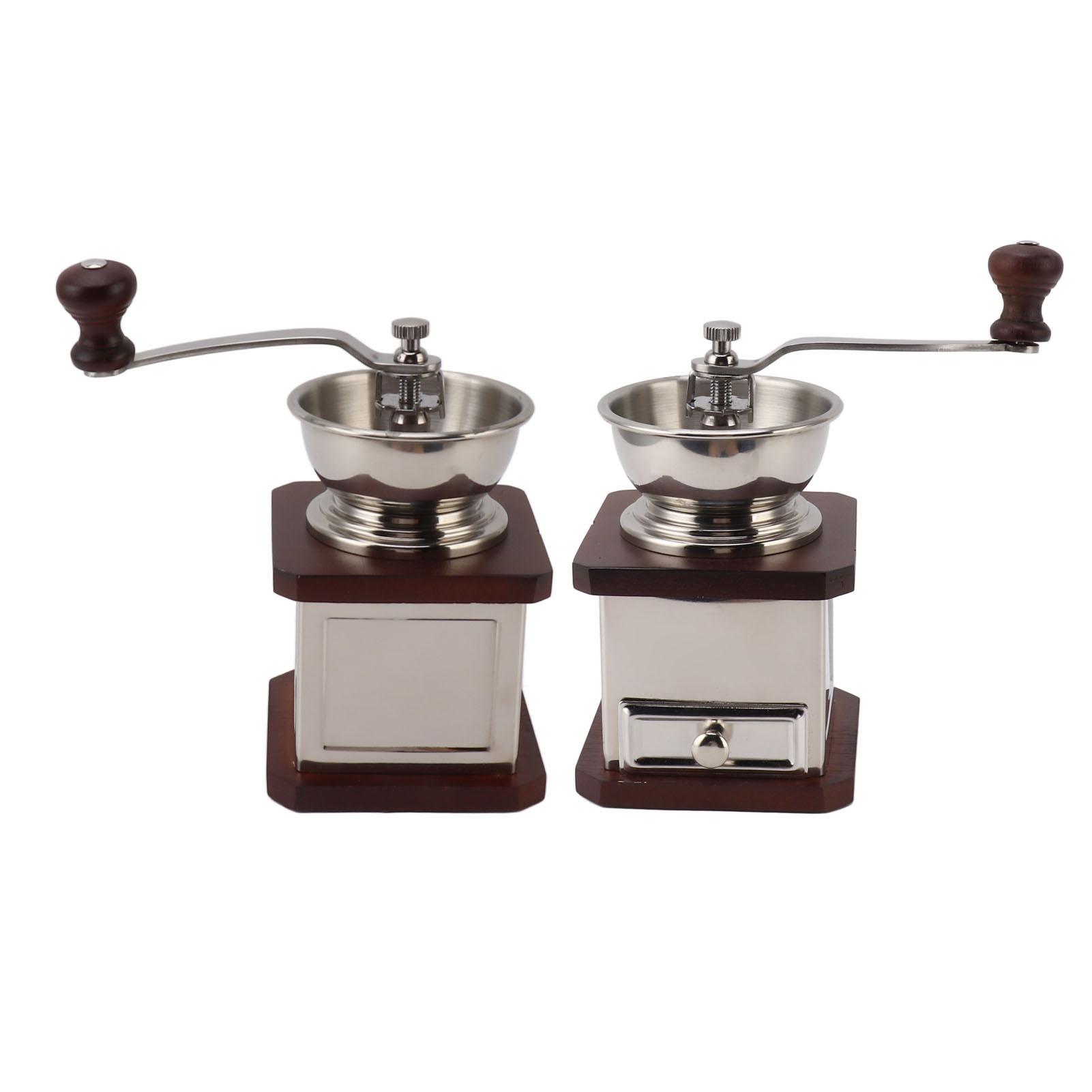 

Hand Bean Coffee Grinder High Accuracy Portable Hand Crank Coffee Grinder Mill for Home Camping