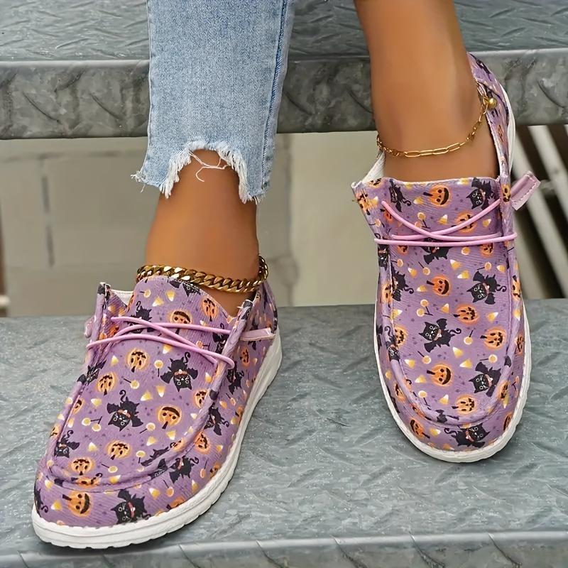 Women's Gothic Floral Skull Print Sneakers - Anti-Slip TPU Upper Round Toe Casual Skate Shoes with Arch Support All-Season Flat Sole for Skateboarding