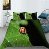 Quilt Cover Pillowcase Two Or Three-Piece Set Polyester Color Insect 3D Digital Printing