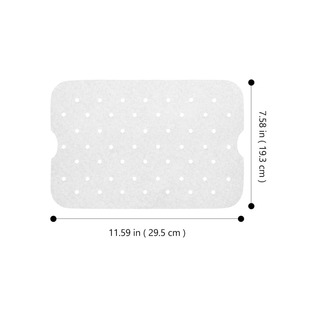 100 Sheets Air Fryer Paper Liners Disposable Perforated Nonstick Baking Paper Liners Oil Proof Heat Resistant for Airfryer