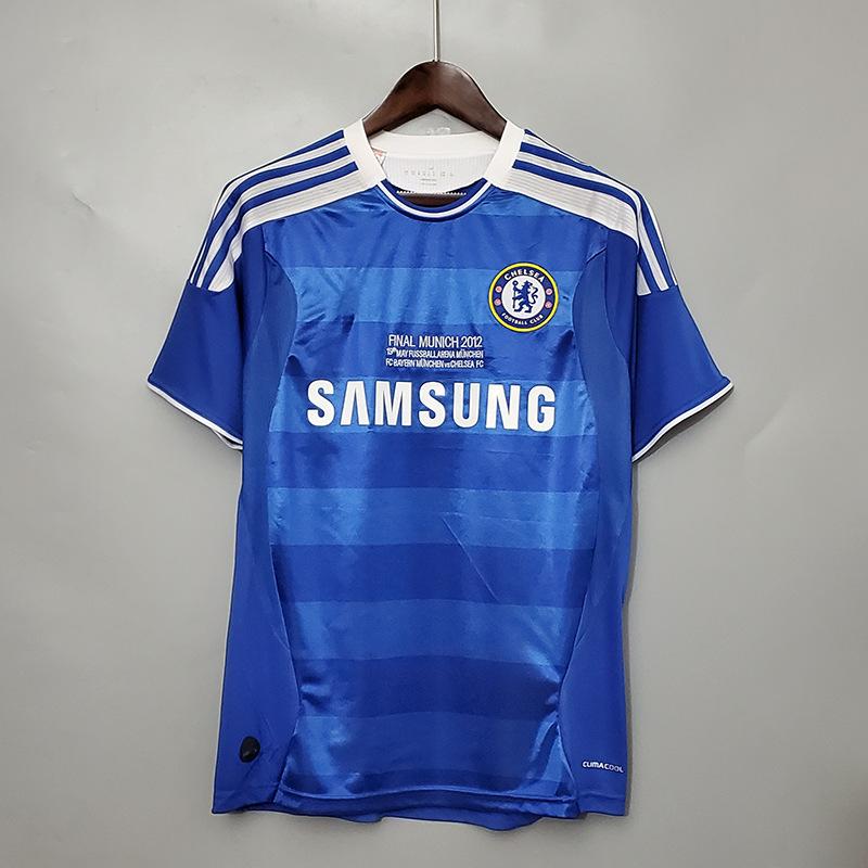 1213 Chelsea retro No. 8 Desailly, No. 25 Zola short-sleeve jersey, No. 9 Torres football jersey, Champions League jersey