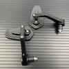 Motorcycle Rearview Mirror Carbon Fiber Pattern Handlebar Mirror Modified Inverted Rear Mirror Motorbike Accessories