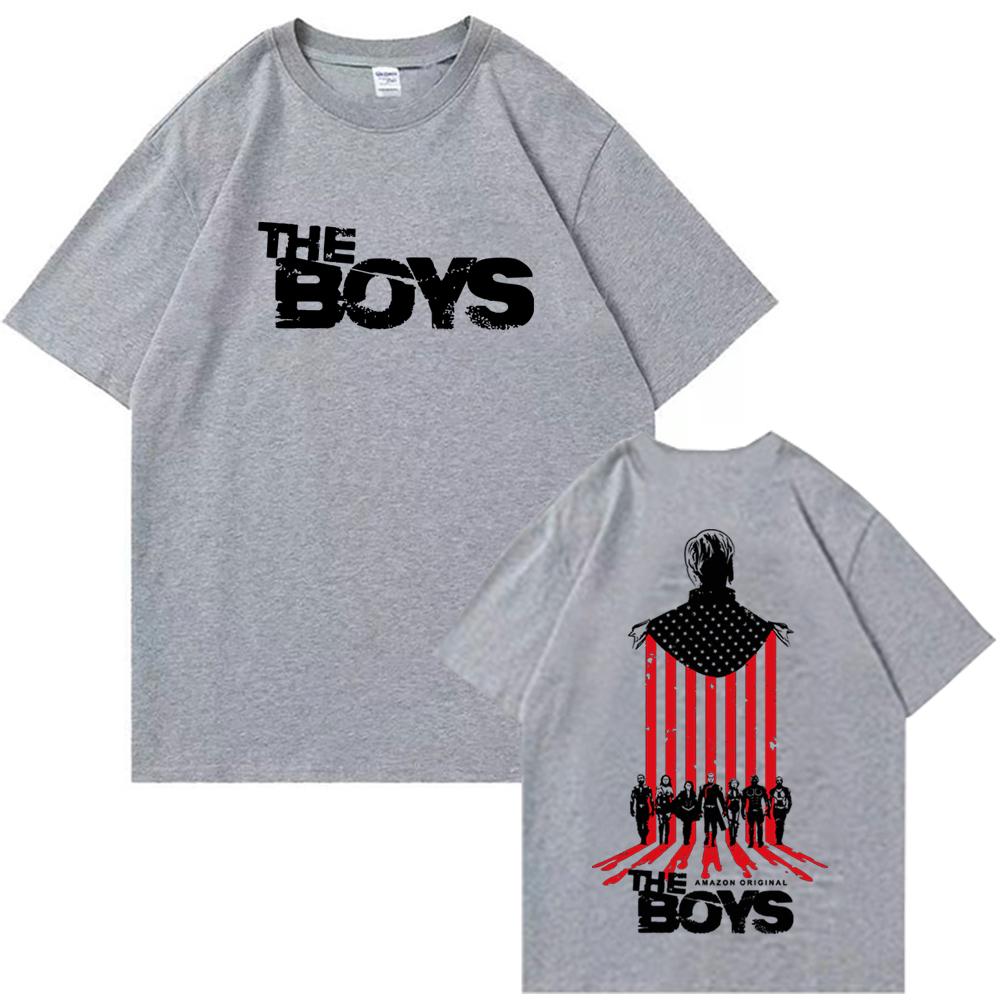 The Boys The Homelander T-Shirts Unisex Harajuku Rundhals Kurzarm Popmusik Shirts Fan Geschenk