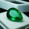 Natural Emerald   7.4 Ct Colombian Pear Cut Green Emerald Loose Gemstone