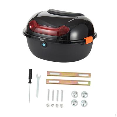 Ηλεκτρικό Όχημα Πίσω Κουτί Ευρύχωρη Αποσκευή Μπαγκαζιέρα Μοτοσυκλέτας με Υλικό 2