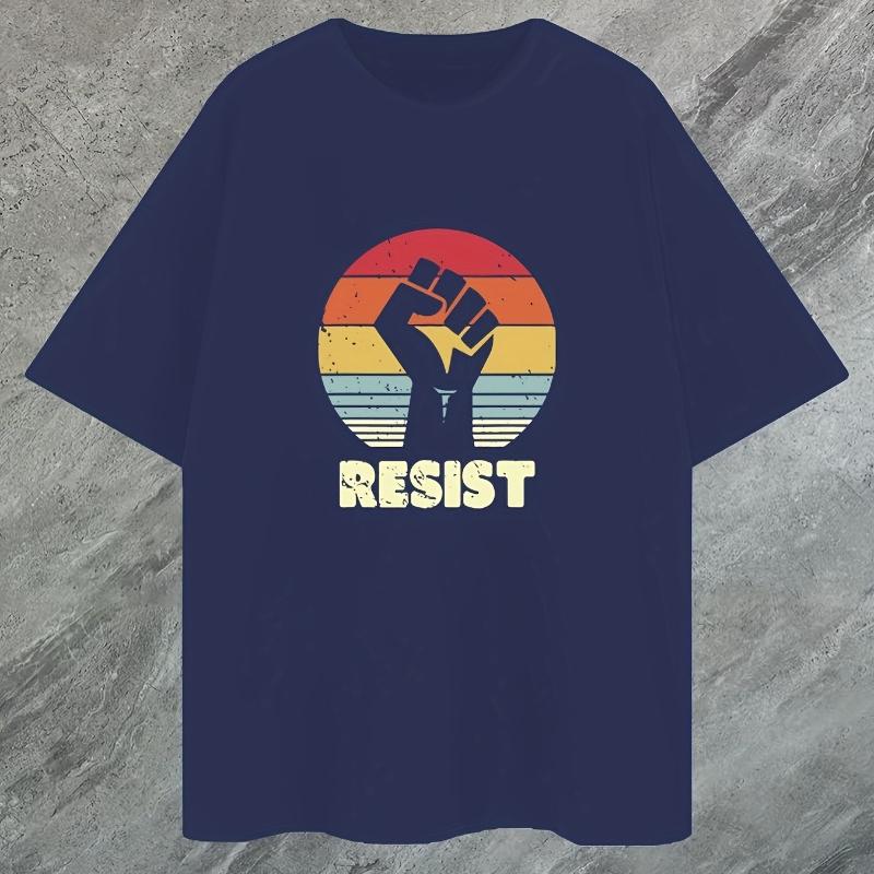 

Fist Graphic T-Shirt,Soft Breathable & Fade-Resistant, Classic Fit for Daily Casual Wear XXL белый