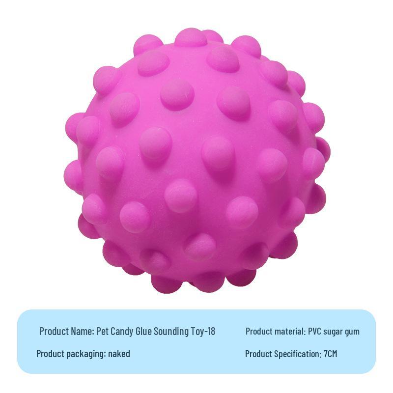 Vinyl Simulation Toy Ball for Small and Medium Dogs - Sounding Pet Ball