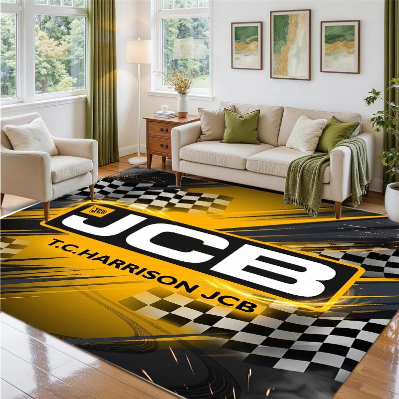 JCB Design Crystal Velvet Rug Soft Decorative Mat for Bedroom Entrance