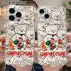 Phone Case: 2D Flat, Fits iPhone 18 17 16 15 14 13 Pro, Transparent Four Corner Protection, Christmas Squad, Christmas and Halloween Gifts