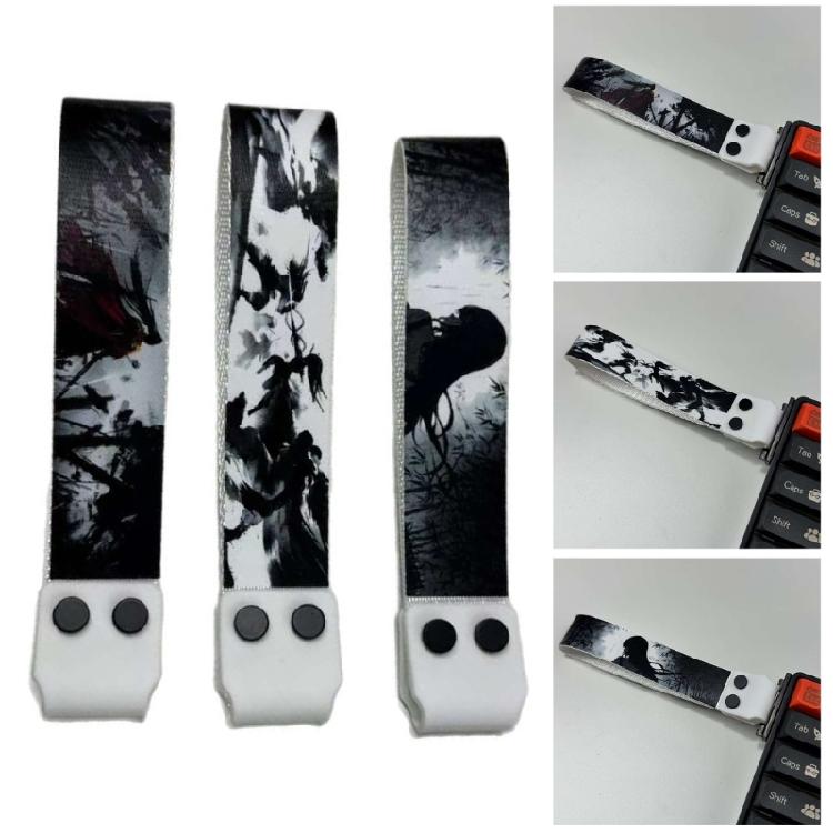 Cinghie per Tastiere Snap-On Adesive per Tastiere Meccaniche, Design Decorativo e Antiscivolo