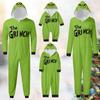 Set di top e pantaloni a maniche lunghe coordinati per la famiglia con stampe natalizie Set coordinati per la famiglia
