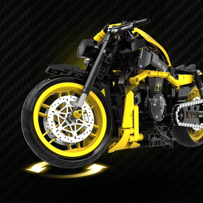500+ Pezzi Città Super Moto da Corsa Tecnica Fai da Te Blocchi da Costruzione Modello Moto Set Giocattoli Creativi Regali per Ragazzi Adulti Bambini
