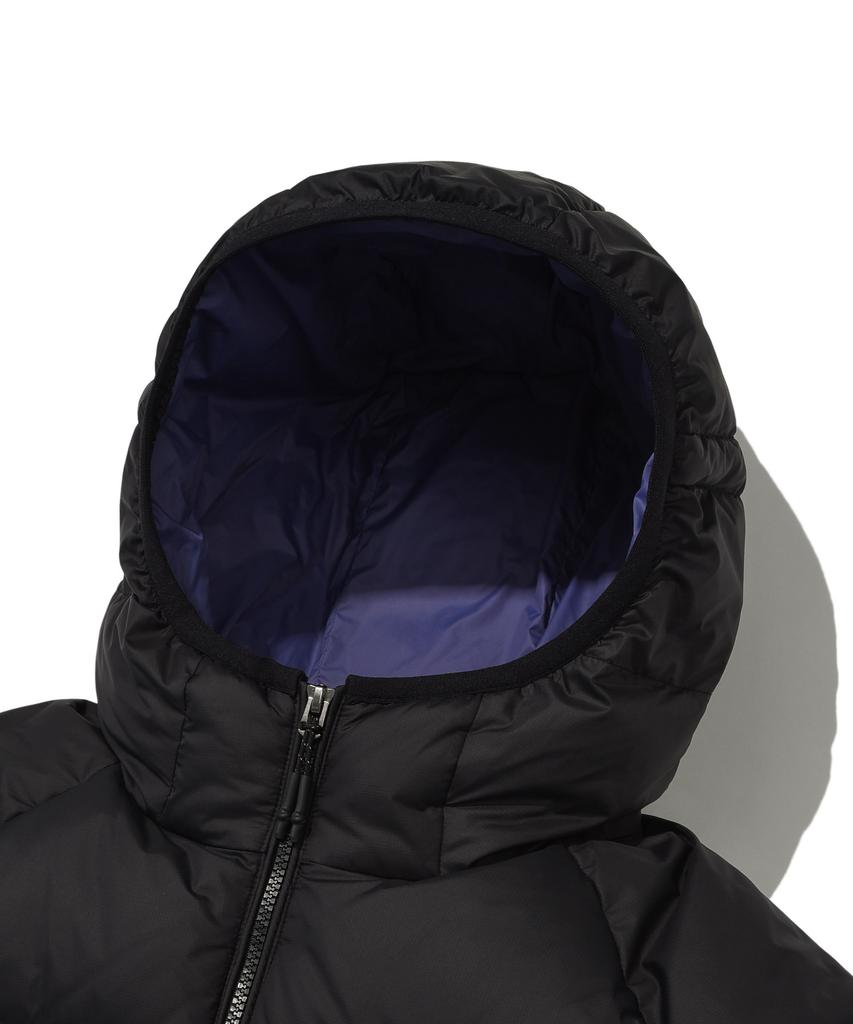 Wacky Willy Pertex Ripstop Hooded Down Jumper Black