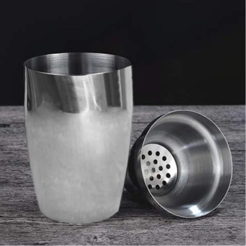 Shaker à Cocktail en Acier Inoxydable 1 Pièce Étanche Outil de Bar Professionnel pour Fête à Domicile Barman Mélange de Boissons