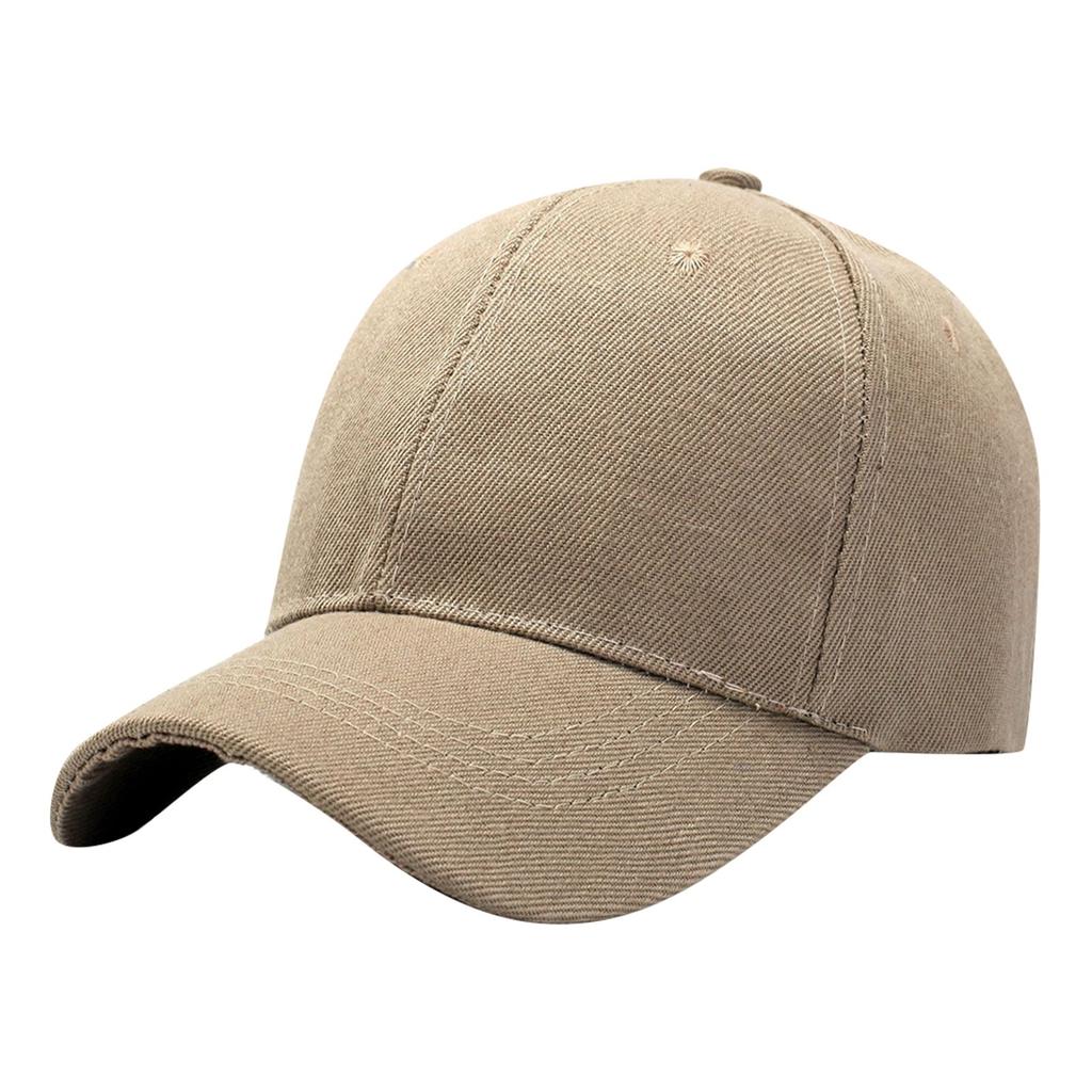Unisex Basic Light Board Solid Color Casual Versatile Baseball Cap Fashionable Outdoor Climbing Cycling Fishing Sun Shade Hat