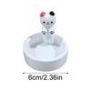 Tealight Candle Holder Frog Ceramic Tabletop Candlestick Decor Warm Atmosphere Scented Candle Holder for Bookshelf Kitchen