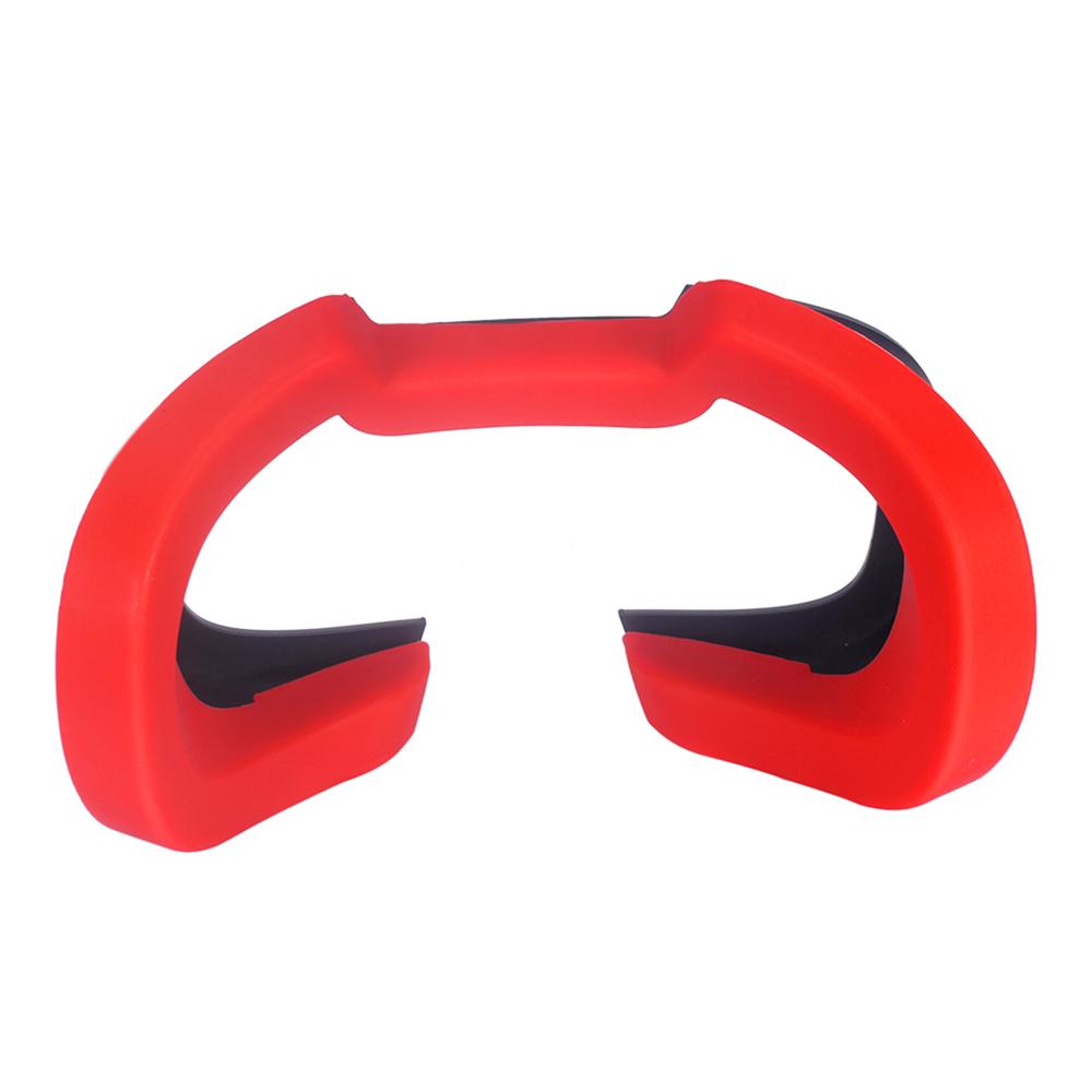 Silicone Breathable Eye Mask Cover for Oculus Rift S VR Headset Accessories Face Cover Case Eye Mask Pad for Oculus Rift S красный