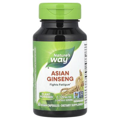 Asian Ginseng, 1,120Mg, 50 Veggie Caps (560Mg Per Capsule)