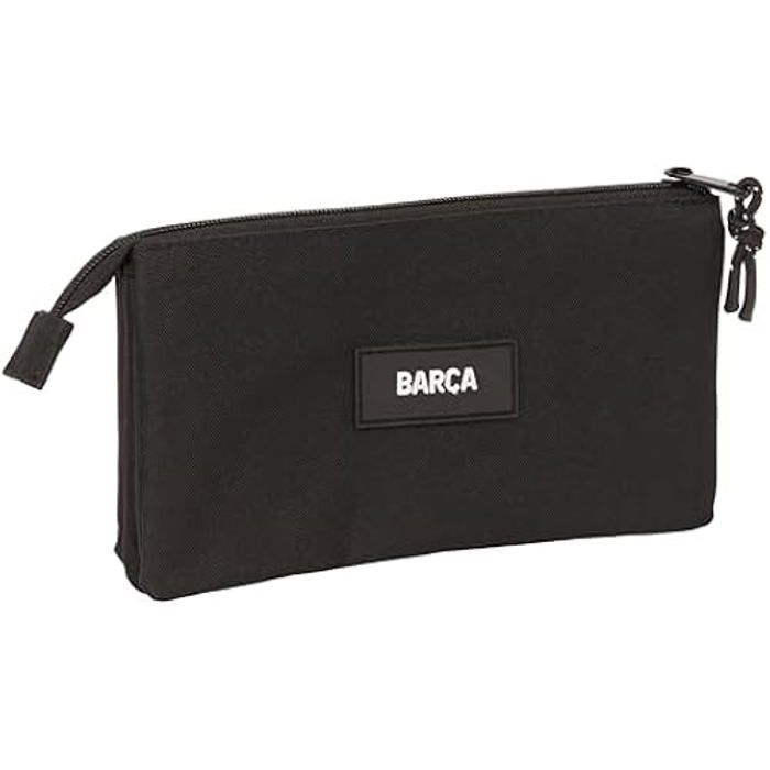 Trousse Triple - SAFTA - F.C. Barcelona - Confortable - Polyvalente - Noir