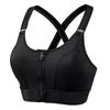 Reggiseni Sportivi da Donna Leggings Top Corto Gilet Cerniera Frontale Taglia Plus Spalline Regolabili Antiurto Palestra Fitness Atletico Reggiseno
