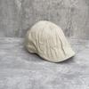 New Mixed Linen Six-piece Deep Top Face Small Forward Hat Men's and Women's Spring and Summer Thin Cap Niche Painter Hat