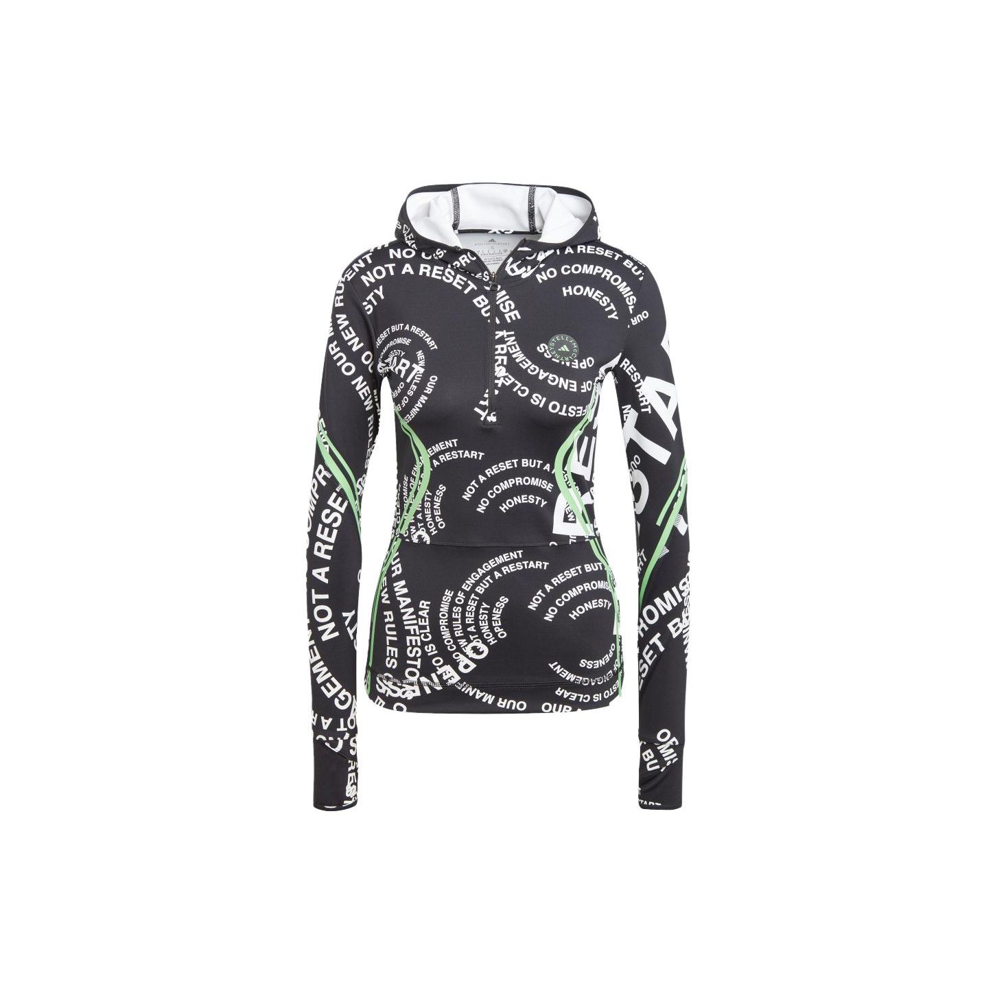 

Adidas Толстовка с капюшоном с буквенным принтом, женская, черная IA9126 XS