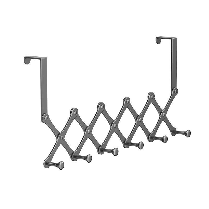 Wow-wow Punch-Free Folding Clothes Hook - Retractable Bedroom/Bathroom Storage Rack