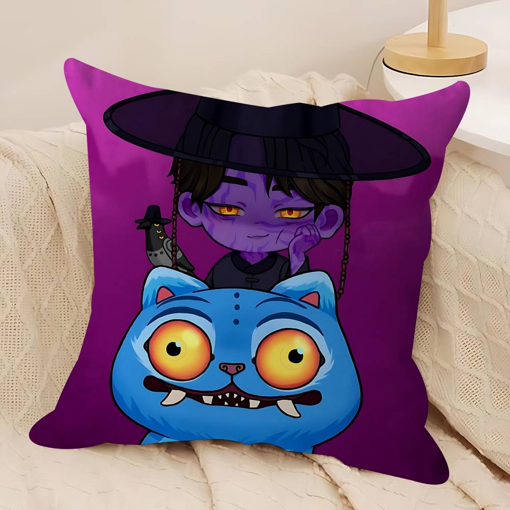 KPop Dämonenjäger Birrd S-Sussie Kissenbezug Kissenbezug Polsterung Sofa Dekokissen Heimdekor Kissenbezug