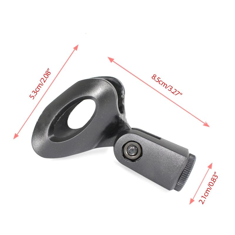 Flexible Copper Threading Mic Holder Universal Microphone Clip Mic Stand Adapter Long-lasting Reliable Strength Mic Clip