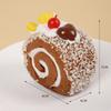 6pcs Simulation Cake Food Model Fake Cake Dessert Artificial Faux Swiss Roll Model Decoration Display Party AD Photography Props