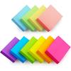 Eastern Wolf Sticky Notes 1.5x2 Self-Stick Notes 10 Bright Multi Colors Sticky Notes 20 Pads 100 Sheet/Pad