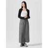 8SECONDS Lightweight Denim Long Skirt Light Gray (324727Lpf2)