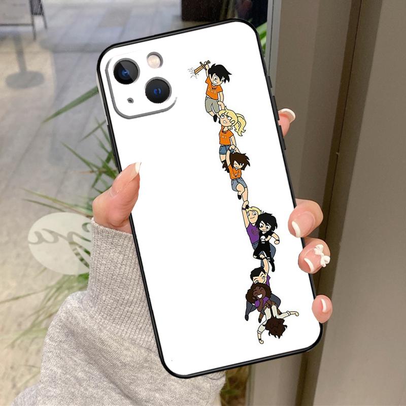 P-Percy Jackson Cartoon Case For iPhone 17 Pro Max 15 14 13 12 11 16 Pro Max Plus 12 13 Mini 16e 17 Air Back Cover