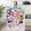 Anime Nap Blanket Sofa Winter Warm A-Madoka A-Magica Bed Fleece Camping Fluffy Soft Blankets King Size Microfiber Bedding